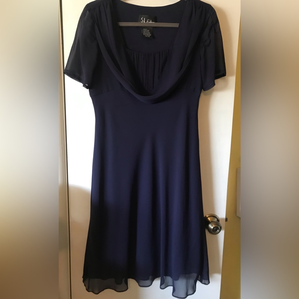 Navy blue dress